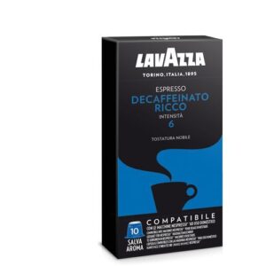 Snjeguljica propuštanje Sudarski tečaj Lavazza Decaffeinato Rico Nespresso® kompatibilne kapsule 10/1 Snjeguljica propuštanje Sudarski tečaj Lavazza Decaffeinato Rico Nespresso® kompatibilne kapsule 10/1