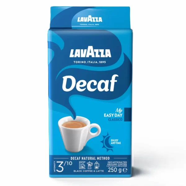 Lavazza Decaffeinato Caffe 250g – Mlevena Espresso Kafa