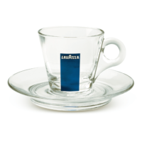 Lavazza Espresso šoljice staklene 2/1