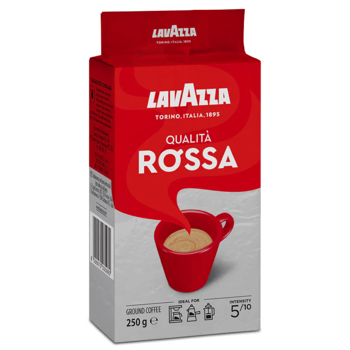 Lavazza Qualita Rossa 250g – Mlevena Espresso Kafa