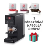 Illy Y3.3 Crni - IperEspresso Aparat za Kafu + 3 kut kapsula AKCIJA