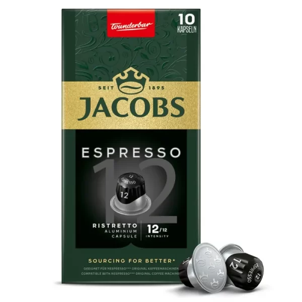Jacobs Espresso 12 Ristretto Nespresso Kompatibilne Kapsule 10/1