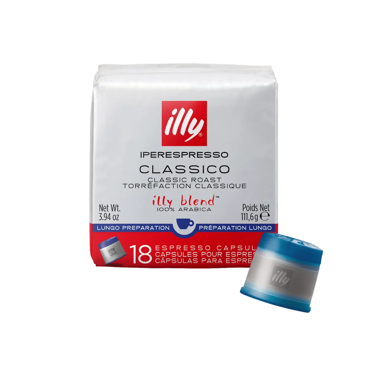 Illy LUNGO Classico 18/1 IperEspresso Kapsule za Kafu