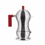 Alessi Pulcina Red 3 Cups - Moka Pot
