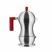 Alessi Pulcina Red 3 Cups – Moka Pot