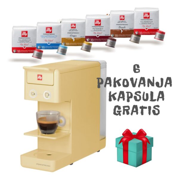 Illy Y3.3 IperEspresso Žuti aparat