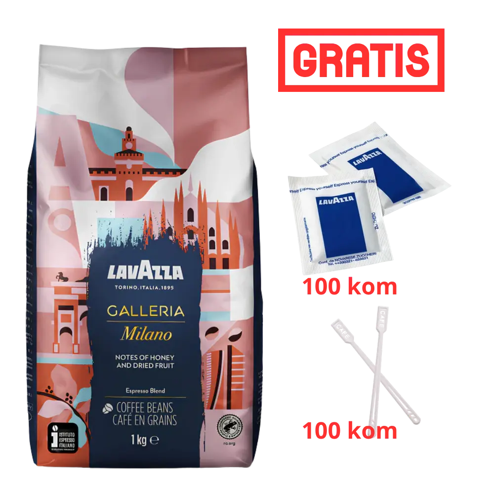Lavazza Galleria Milano 1kg – Espresso Kafa u Zrnu