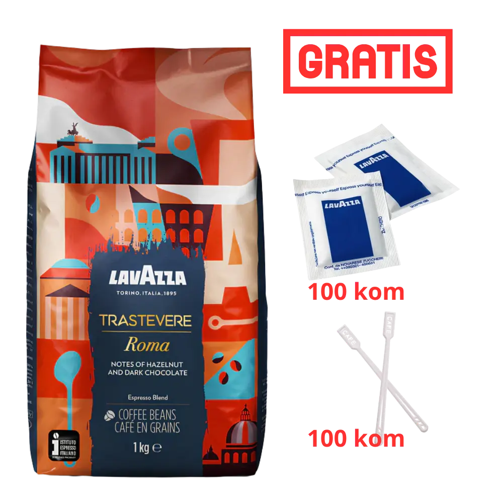 Lavazza Trastavere Roma 1kg – Espresso Kafa u Zrnu