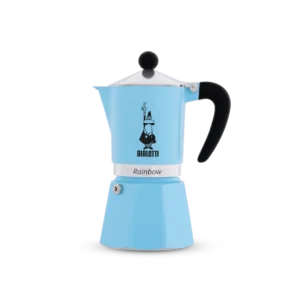 Bialetti Rainbow Azzurro 3 Cup - Moka Pot Lonče