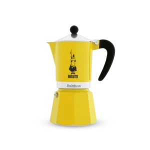 Bialetti Rainbow Giallo 3 Cup – Moka Pot Lonče
