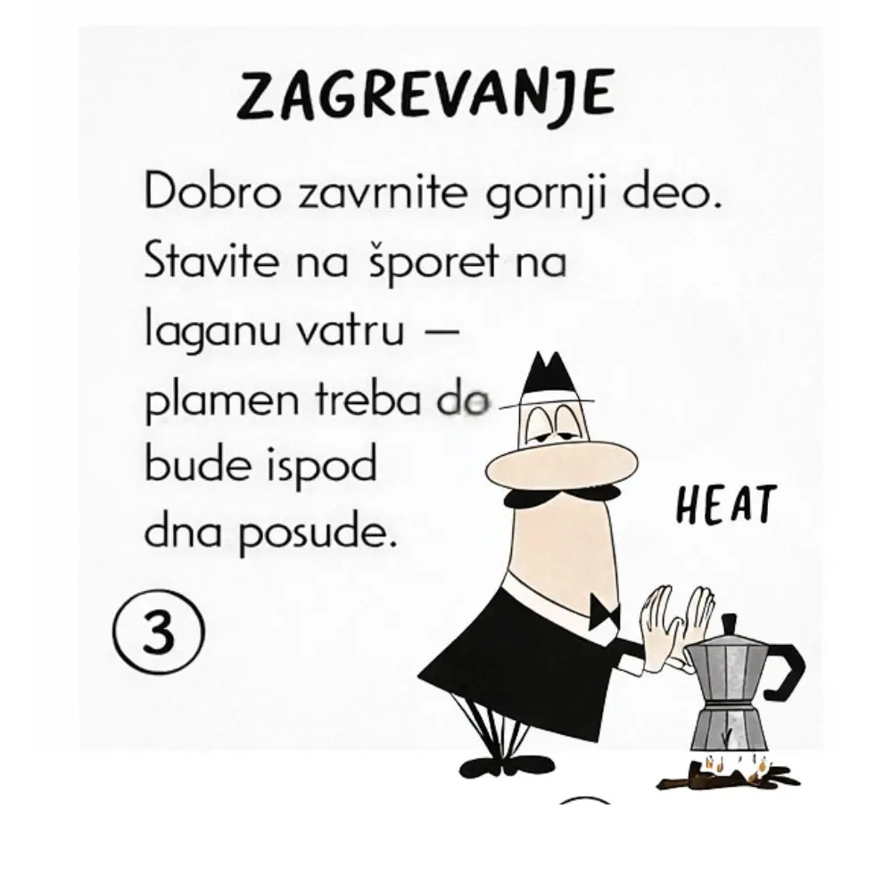 Moka pot na laganoj vatri