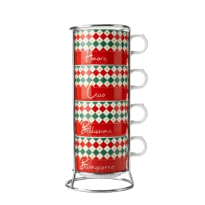Bialetti Tricolore Cappuccino Šolje Set 4 kom