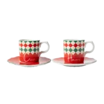 Bialetti Tricolore Espresso Šoljice Set 2 kom – 90ml