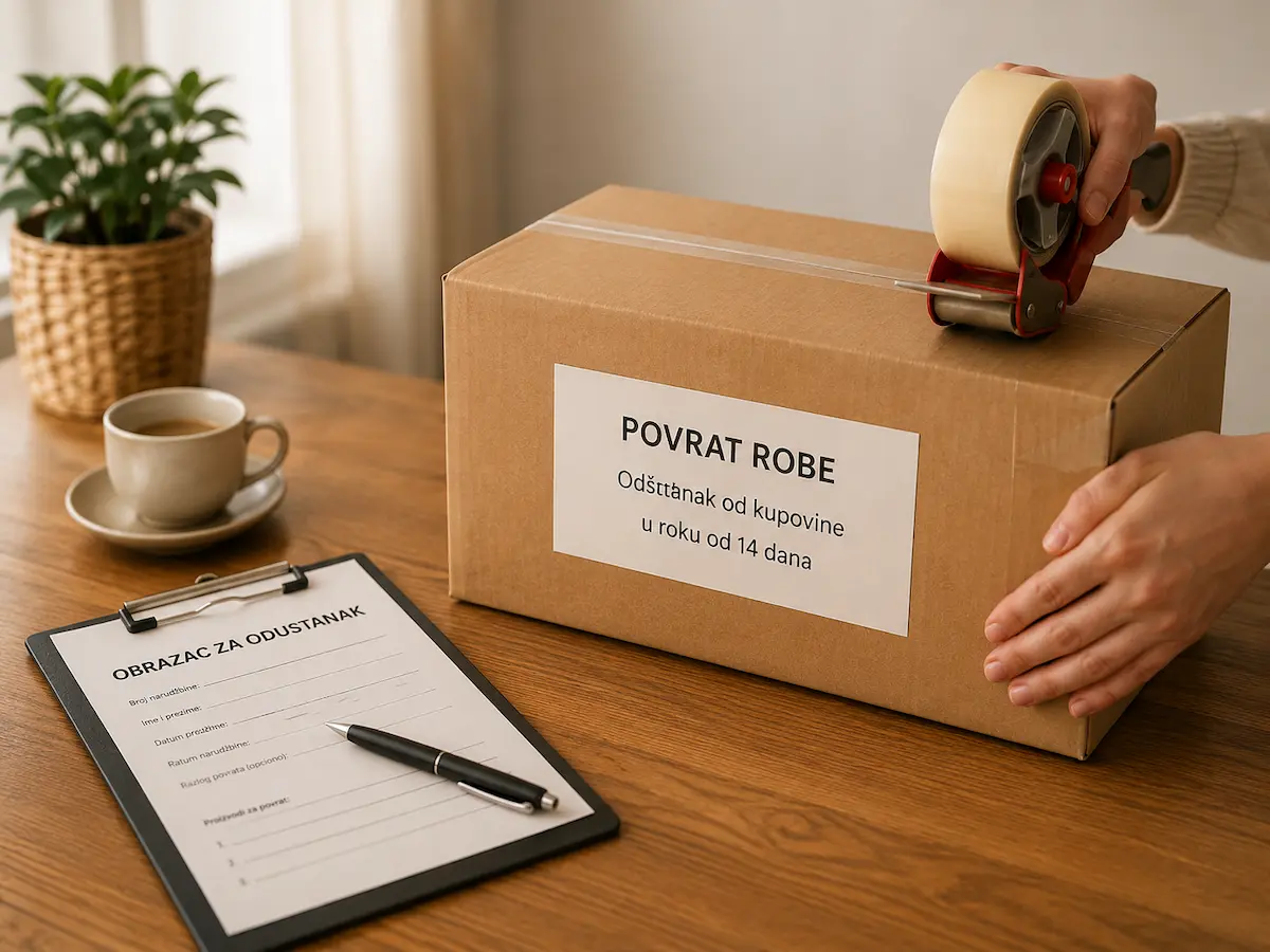Povrat robe kupljene preko Naruči Kafu WebShop-a