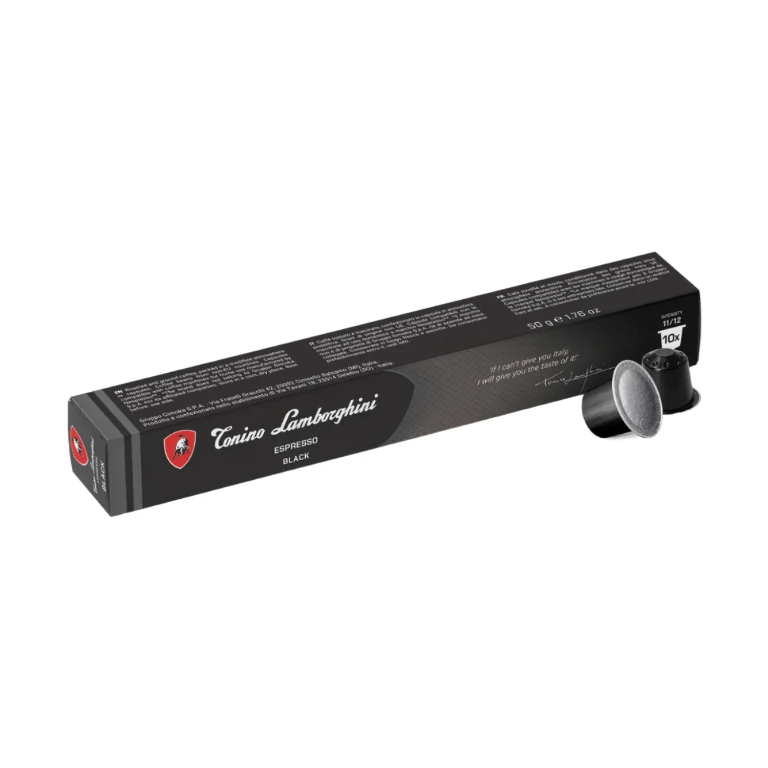 Tonino Lamborghini Black 10/1 - Nespresso Kompatibilne Kapsule