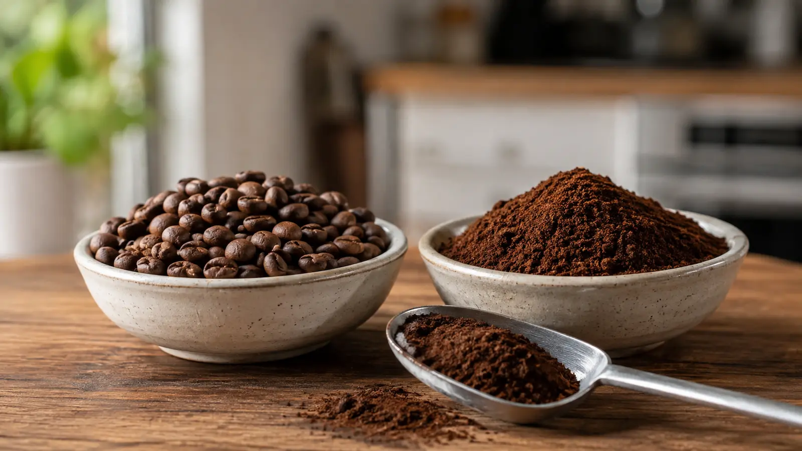 Kafa u zrnu i mlevena kafa bez kofeina