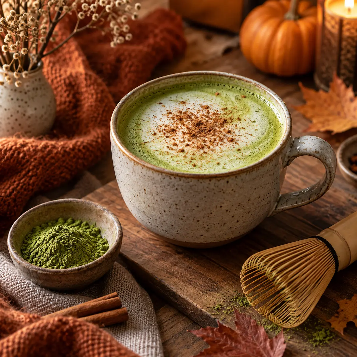 Topli Matcha Latte sa cimetom recept